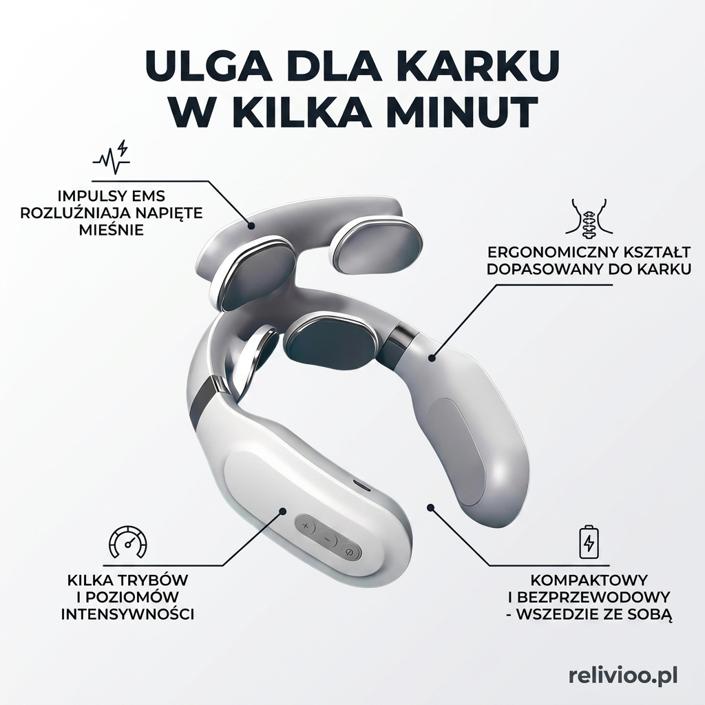 Ulga dla karku w kilka minut - Relivioo Pulse